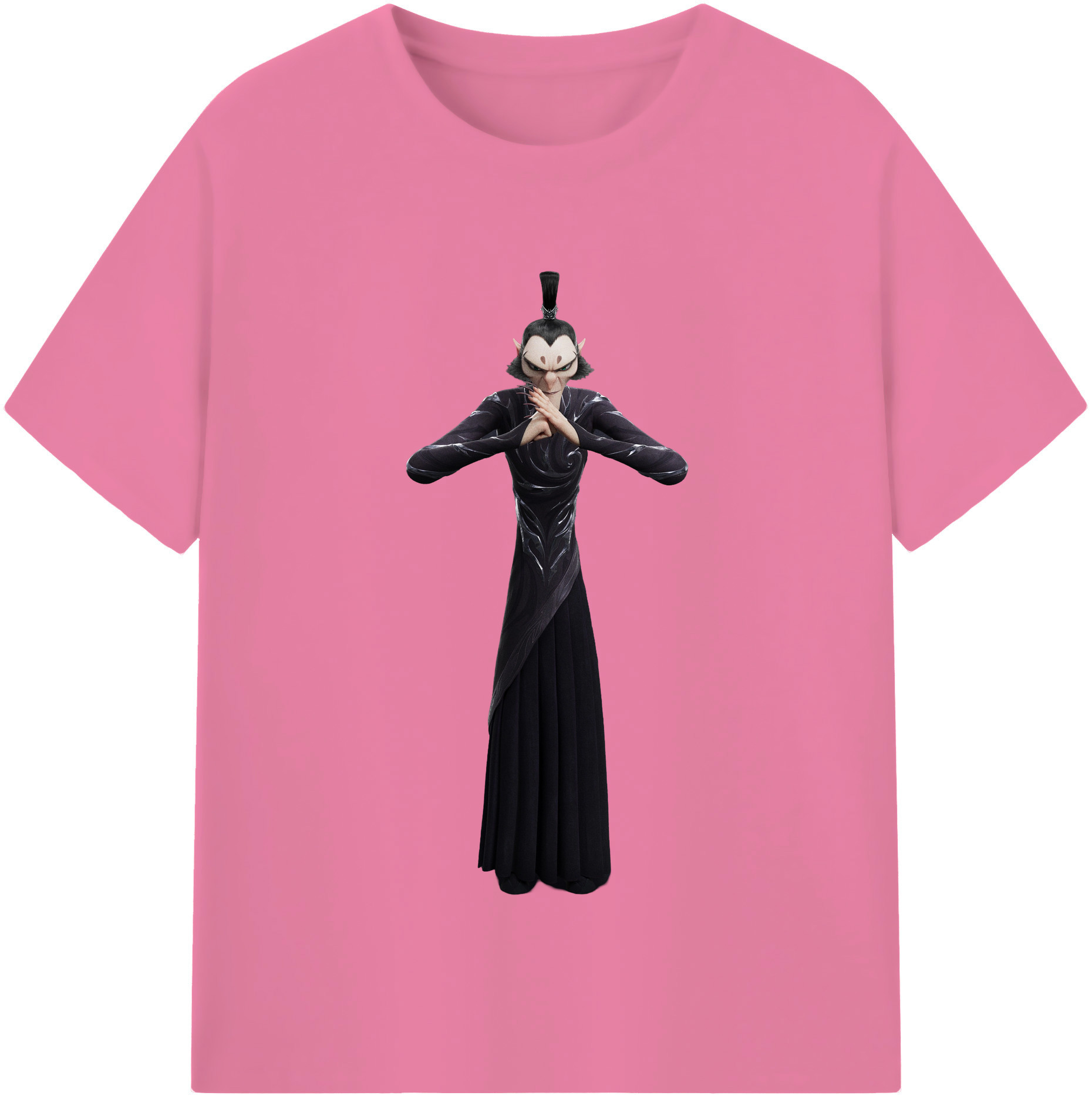 （画像用） Ne Zha 2 ナタ 魔童の大暴れ 綿100％半袖Tシャツ（フロントプリント）